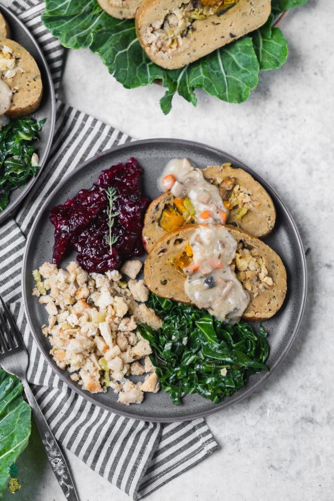 Homemade Vegan Holiday Seitan Roast