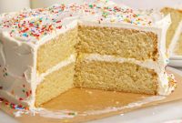 Timeless Vanilla Celebration Cake