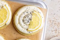 Zesty Lemon Poppy Seed Cheesecake Cookies
