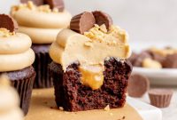 Peanut Butter Chocolate Bliss Cupcakes