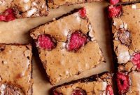 Decadent Raspberry Fudge Brownies
