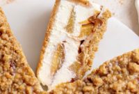 Sun-Kissed Peach Crumble Cheesecake