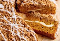 Cream Cheese Swirl Pumpkin Coffee Cake