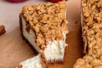 Spiced Apple Crumble Cheesecake