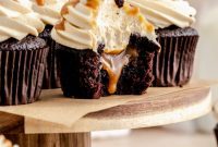 Luscious Caramel Center Cupcakes