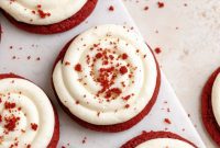 The Perfect Pair: Red Velvet Cookies and Cream Cheese Frosting