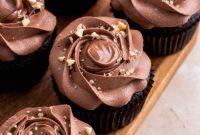 Decadent Nutella Cupcakes