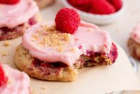 Dreamy Raspberry Cheesecake Cookies