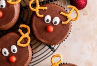 Cute Reindeer Cupcakes
