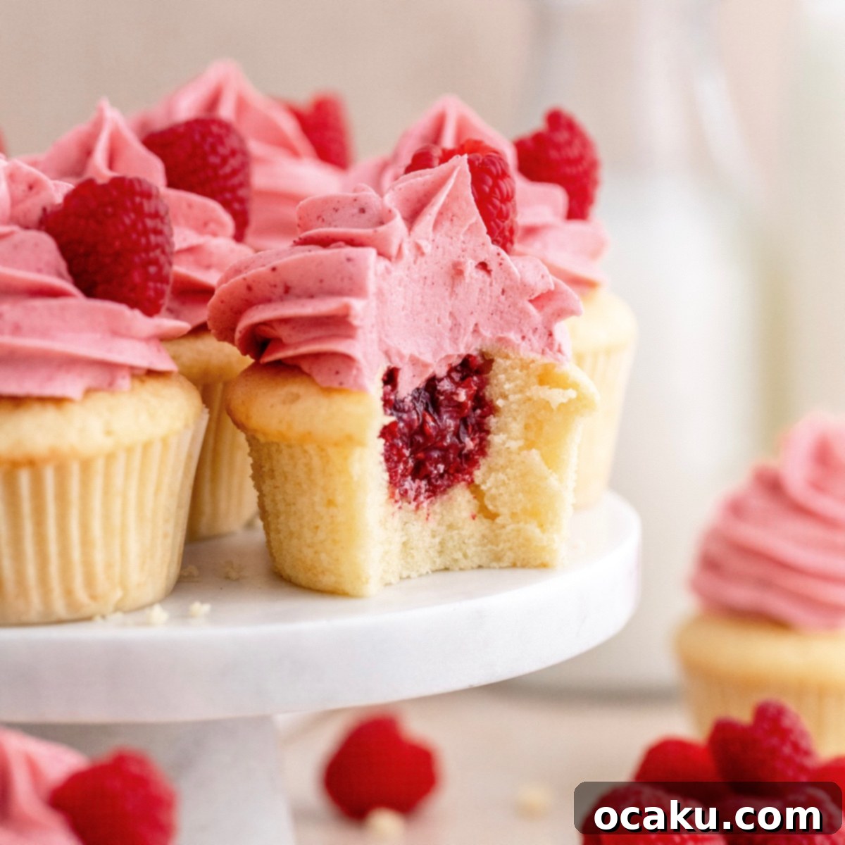 Luscious Raspberry Cupcakes 1 featured 4149