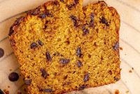 Spiced Pumpkin Chocolate Chip Loaf