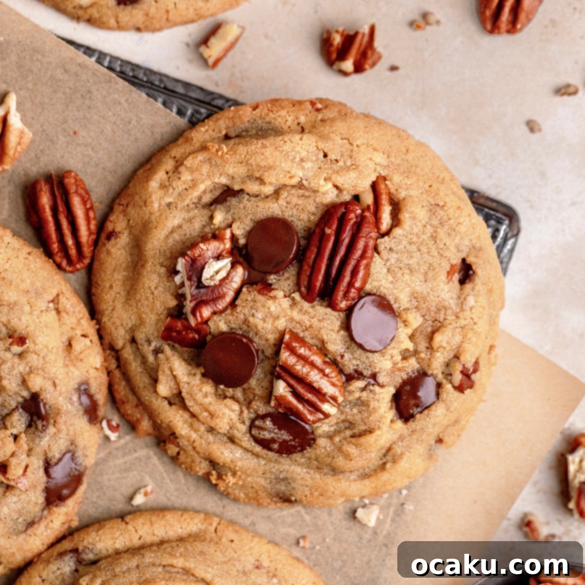 Decadent Chocolate Pecan Cookies 1 featured 8755
