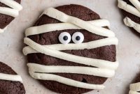 Spooky Halloween Mummy Cookies