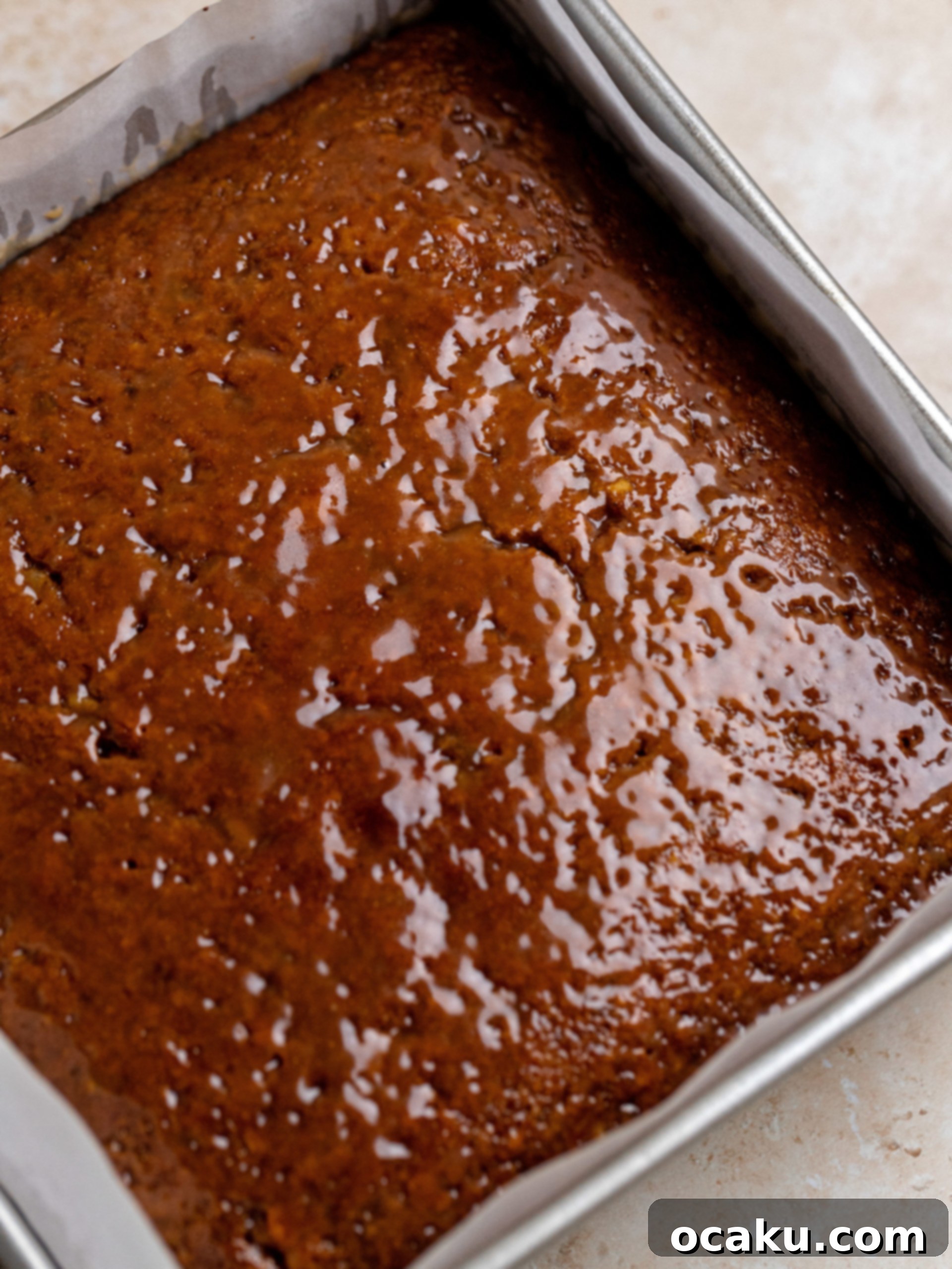 Toffee sauce being made in a saucepan