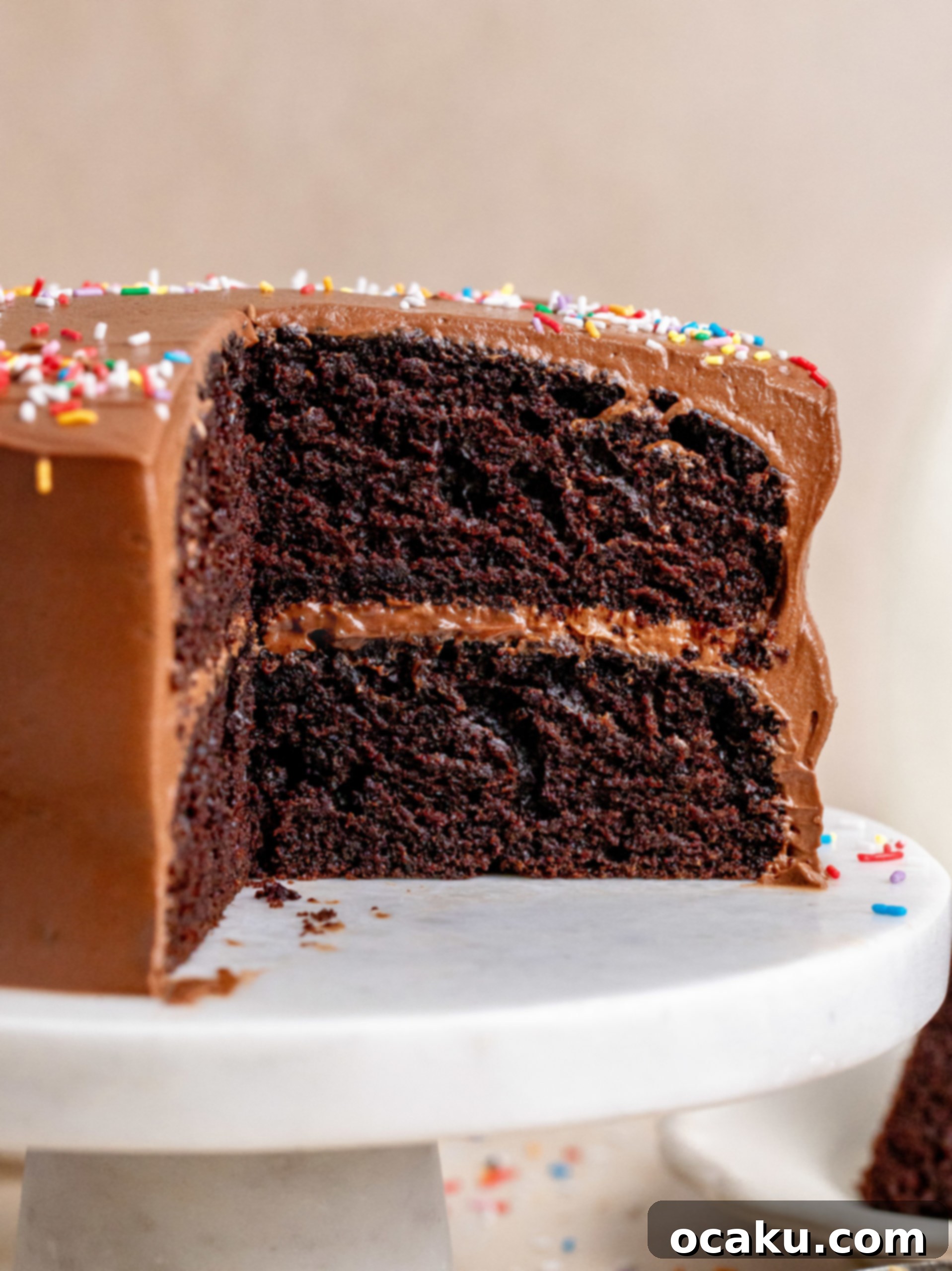 Adorable 6-inch Mini Chocolate Layer Cake for a small celebration