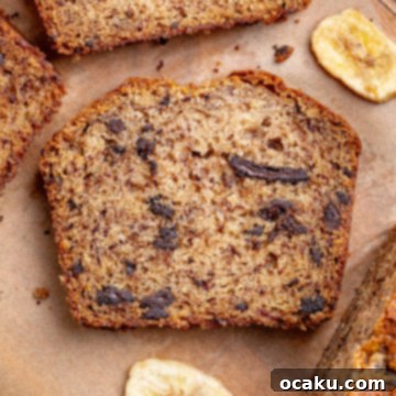 Effortless One-Bowl Banana Bread 7 Delicious one-bowl dark chocolate banana bread