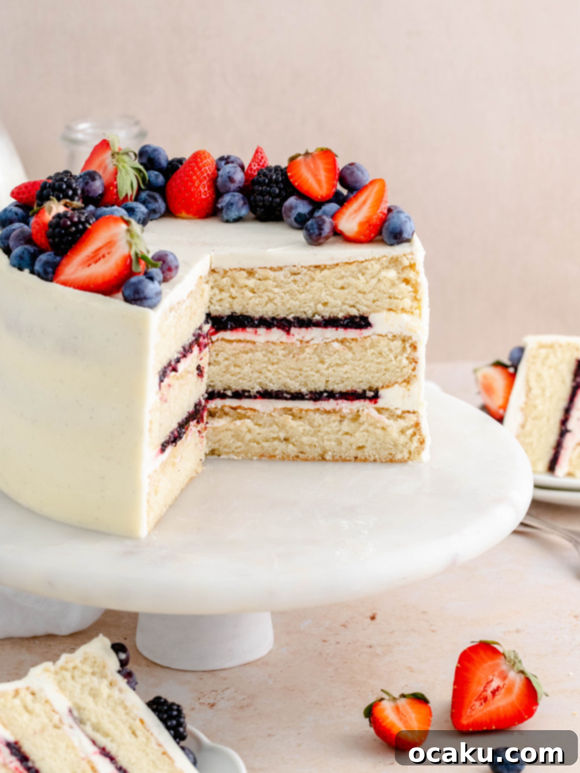 Almond cake layers cooling on a rack