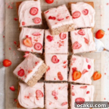 Delicious Strawberry Sheet Cake