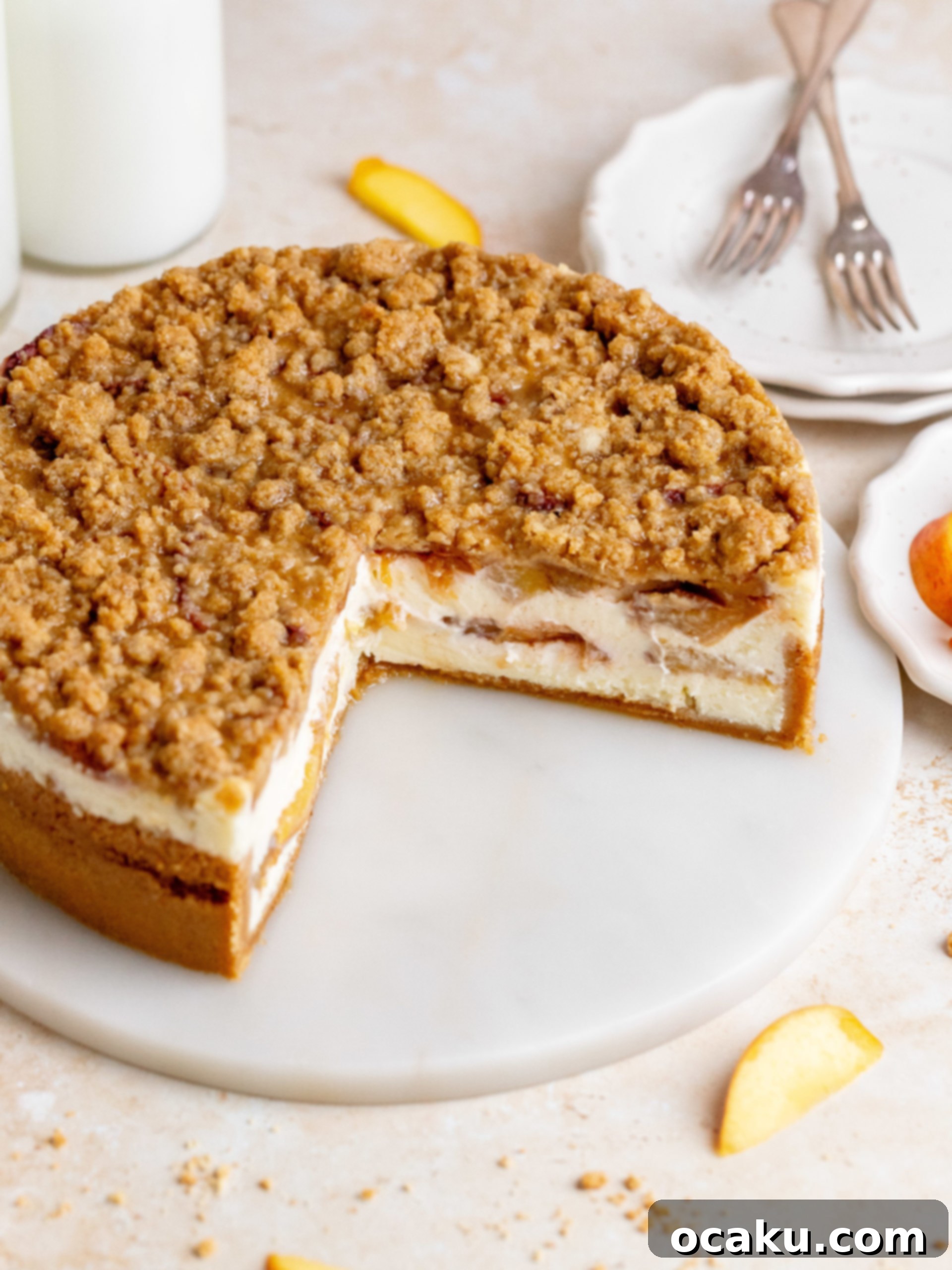 Close-up view of the creamy cheesecake filling being prepared in a stand mixer.
