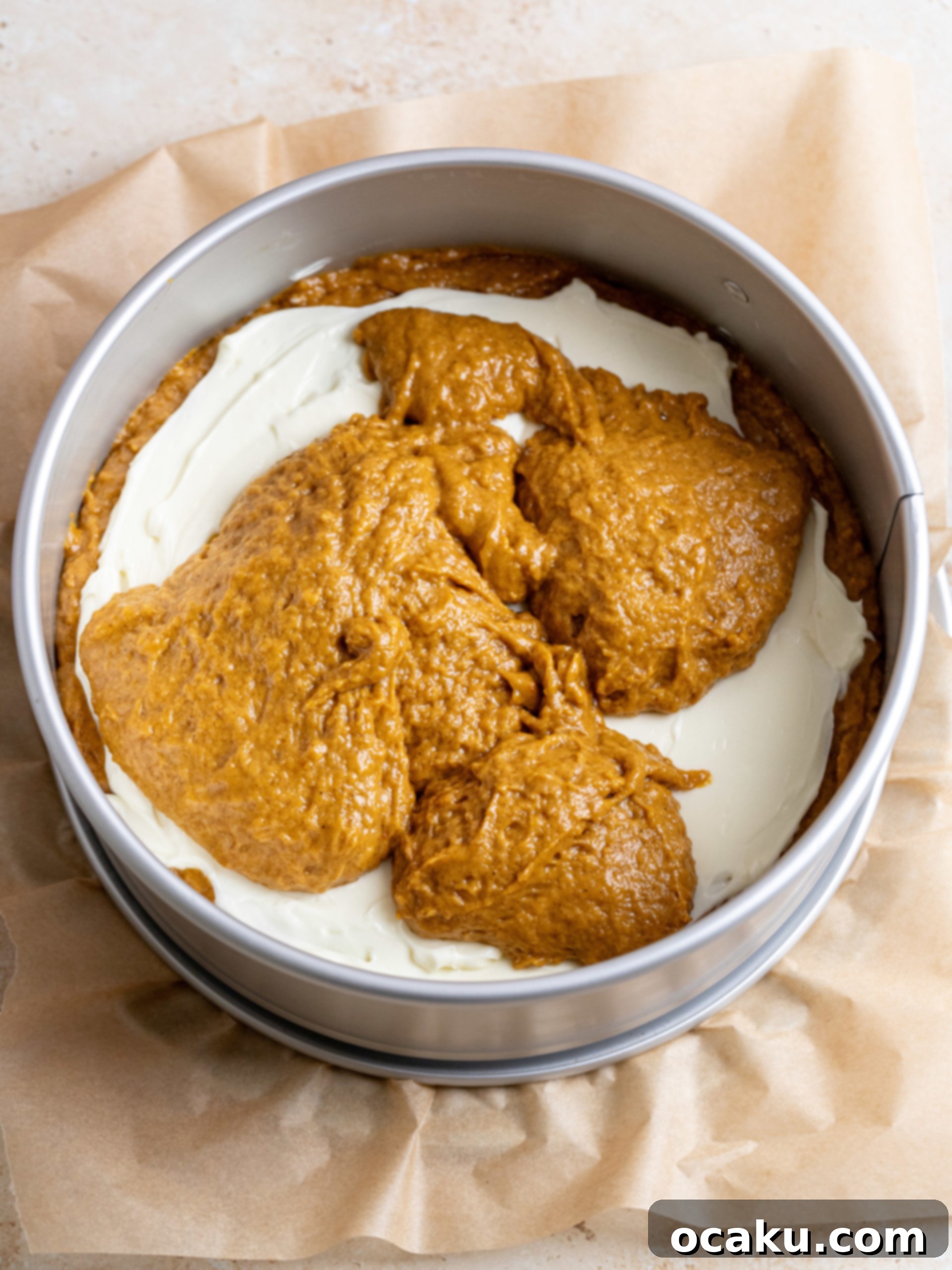 Pumpkin Coffee Cake baked and cooling on a wire rack.
