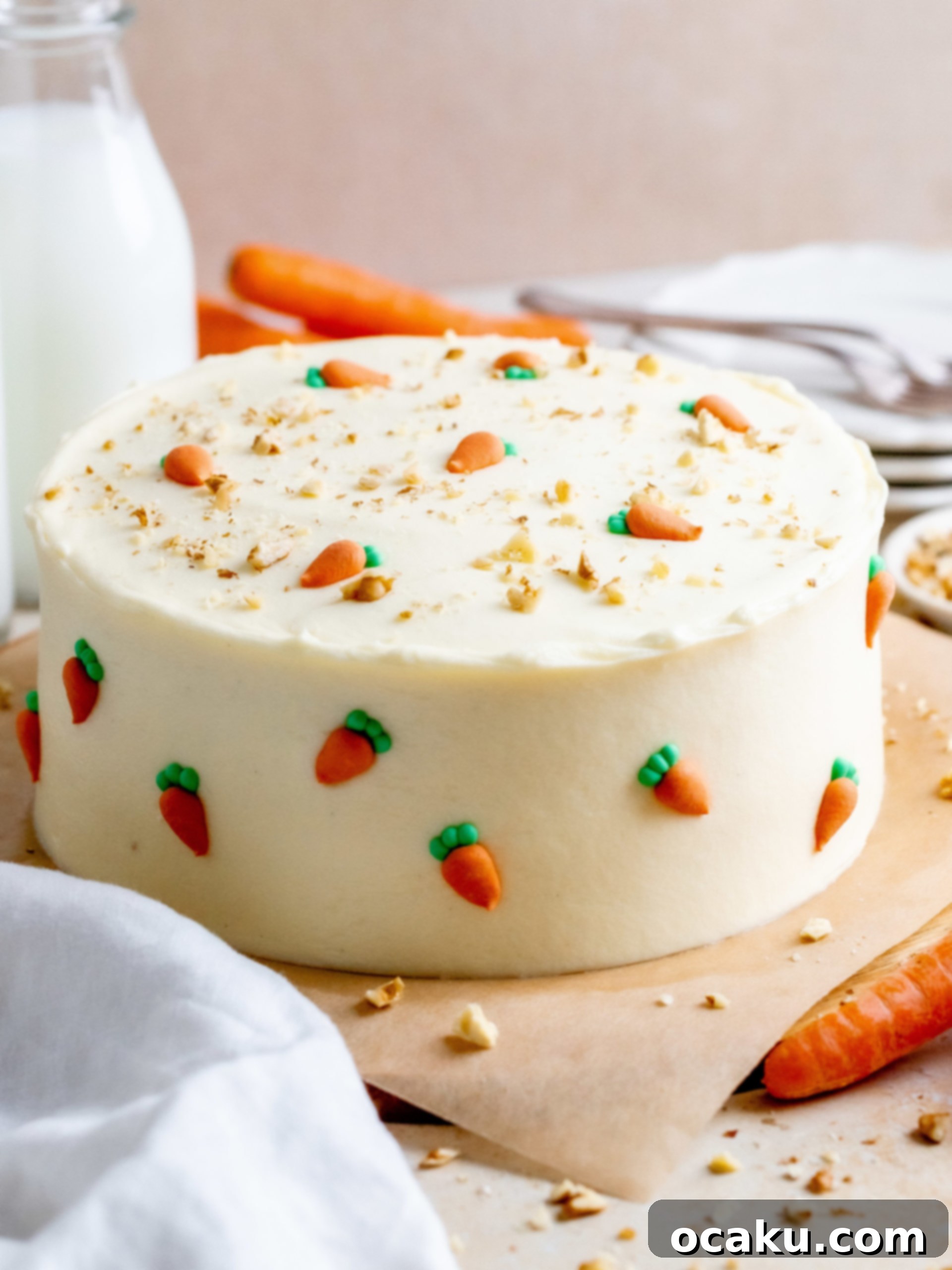 Classic Carrot Cake with Cream Cheese Frosting
