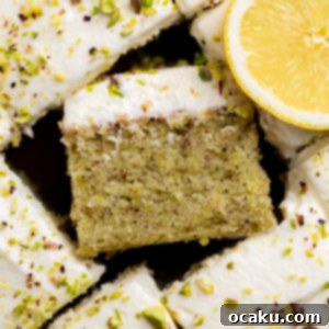 Zesty Lemon Pistachio Cake 8 Lemon Pistachio Cake with White Chocolate Buttercream