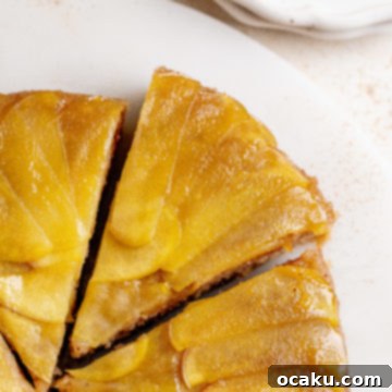 Maple Apple Upside Down Cake