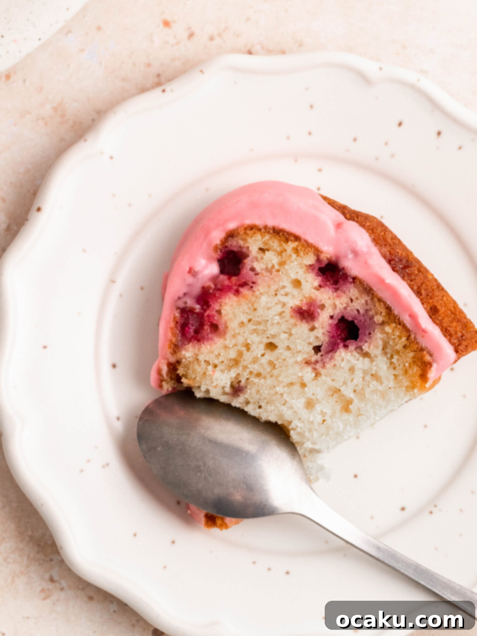 Luscious Raspberry Bundt 4 Delicious Raspberry Bundt Cake on a cooling rack