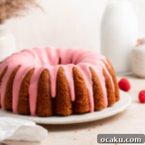 Luscious Raspberry Bundt 5 Raspberry Bundt Cake with Glaze