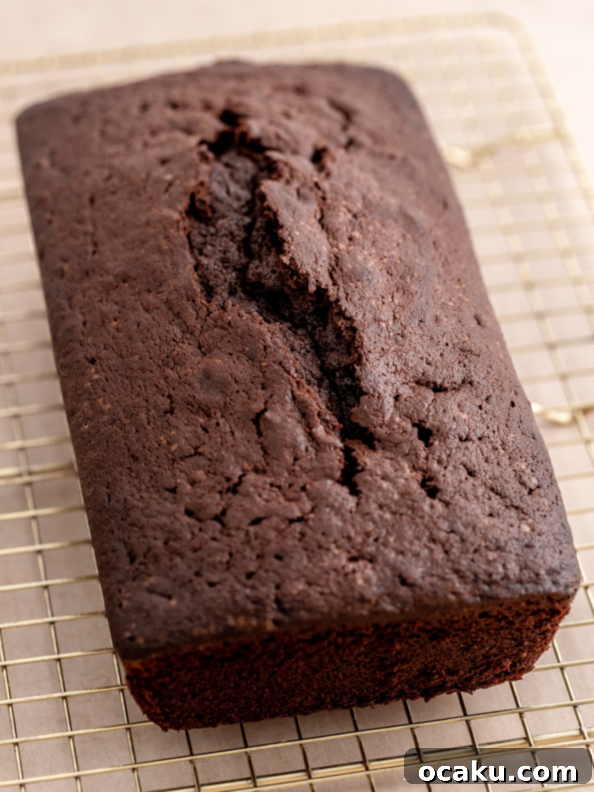 Decadent Chocolate Sour Cream Pound Cake 9 Image showing ingredients for the chocolate ganache.