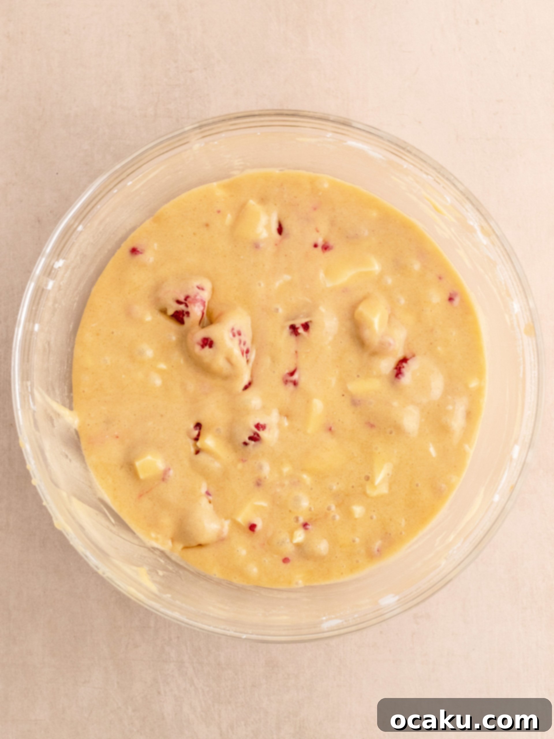 Step-by-step image of mixing dry ingredients