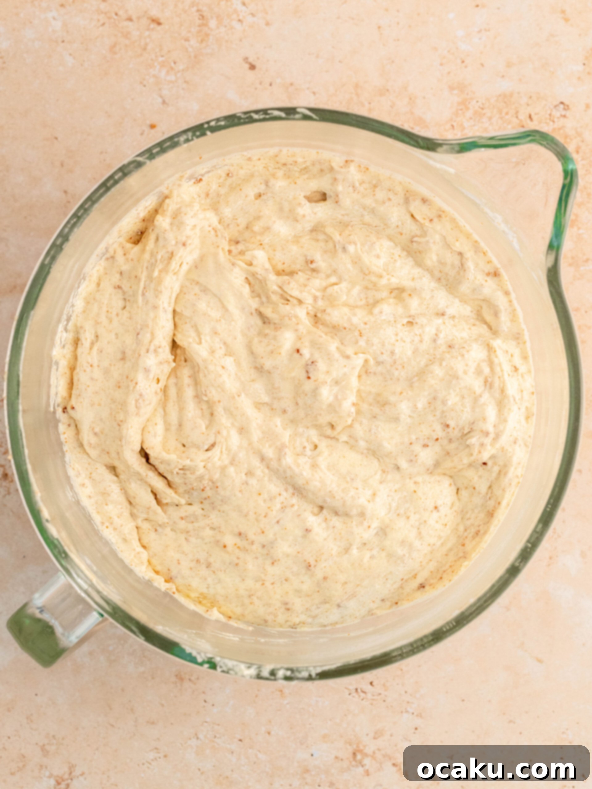 Baked Biscoff cake layers cooling on a wire rack