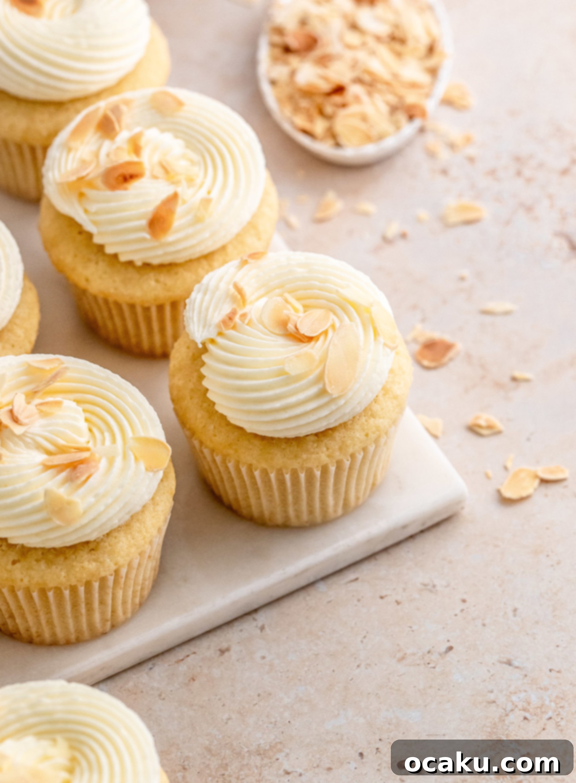 Almond Dream Cupcakes 2 almond cupcakes