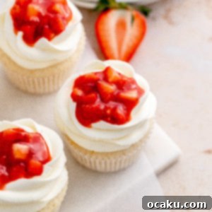 Sweet Strawberry Vanilla Cupcakes 15 Beautifully decorated strawberry vanilla cupcakes