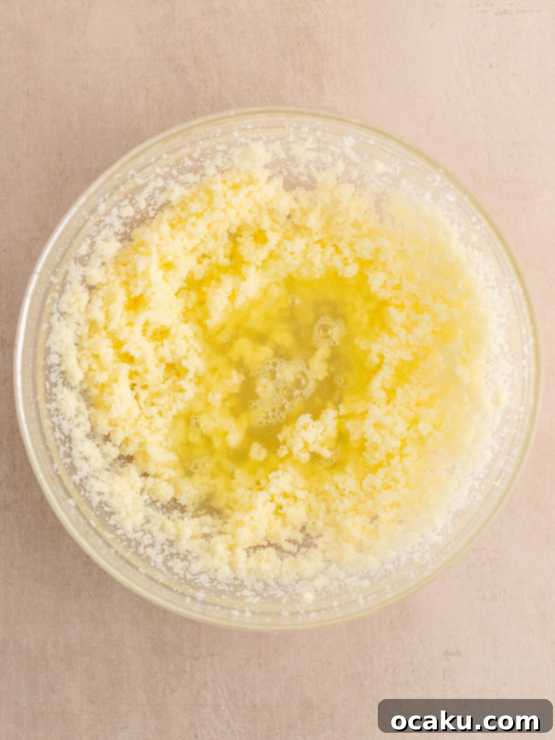 Sweet Strawberry Vanilla Cupcakes 3 Mixing butter and sugar for cupcake batter