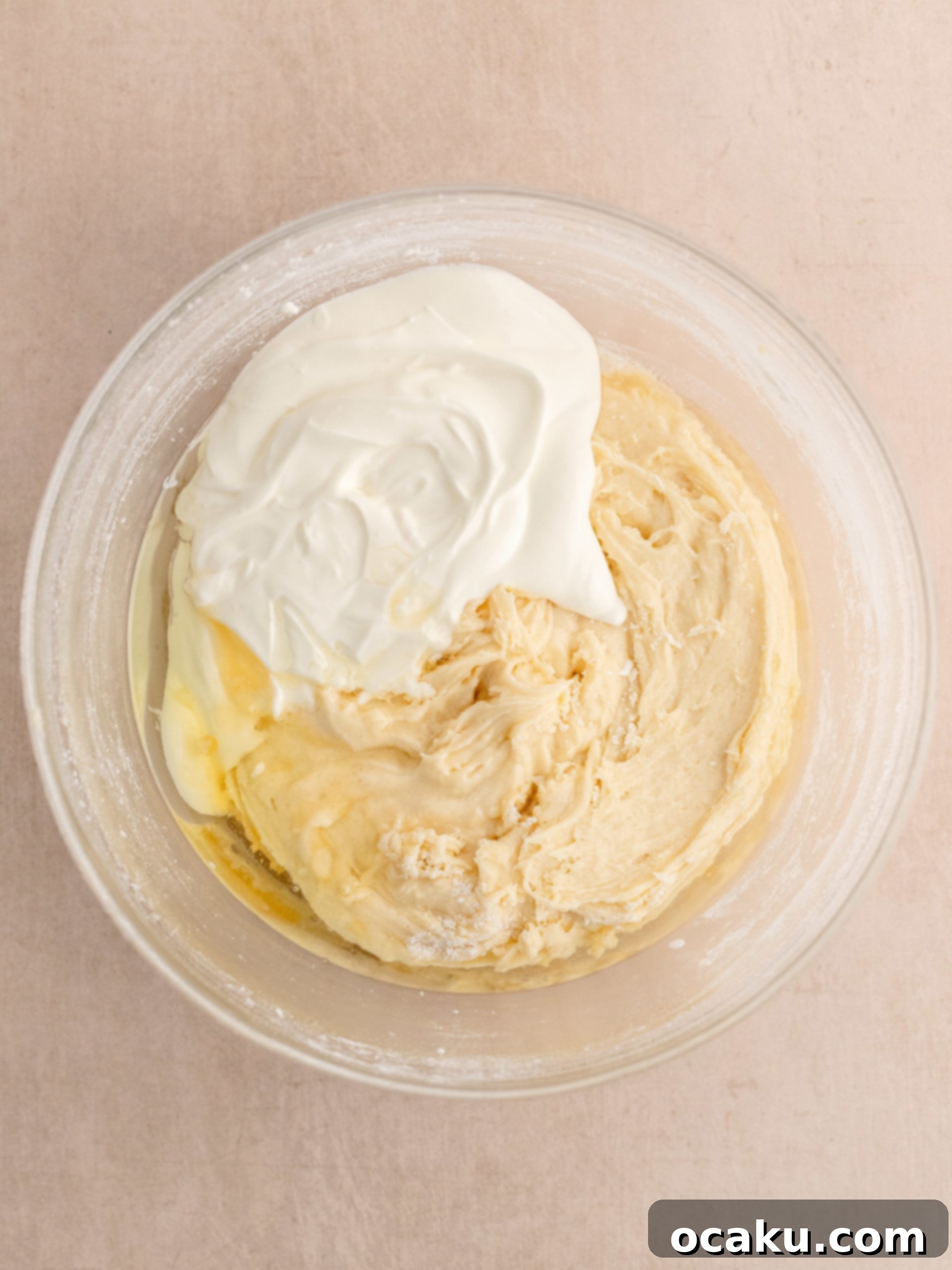 Sweet Strawberry Vanilla Cupcakes 5 Adding dry ingredients to cupcake batter