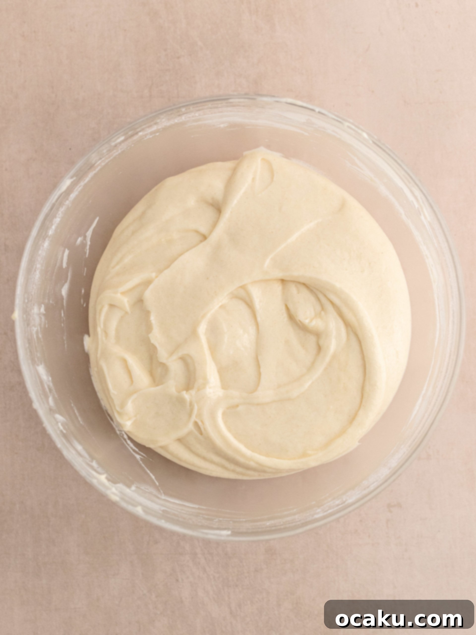 Sweet Strawberry Vanilla Cupcakes 6 Adding sour cream and oil to cupcake batter