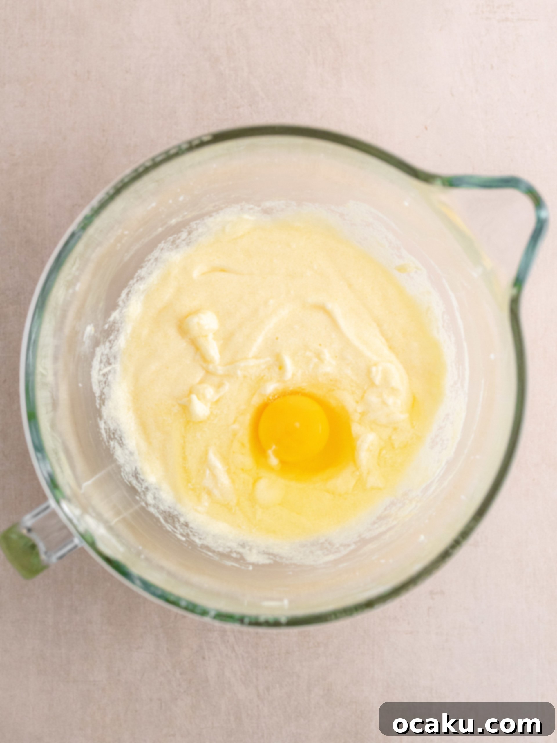 Berry Bliss Cake 4 Step 1: Sifting dry ingredients for vanilla cake.