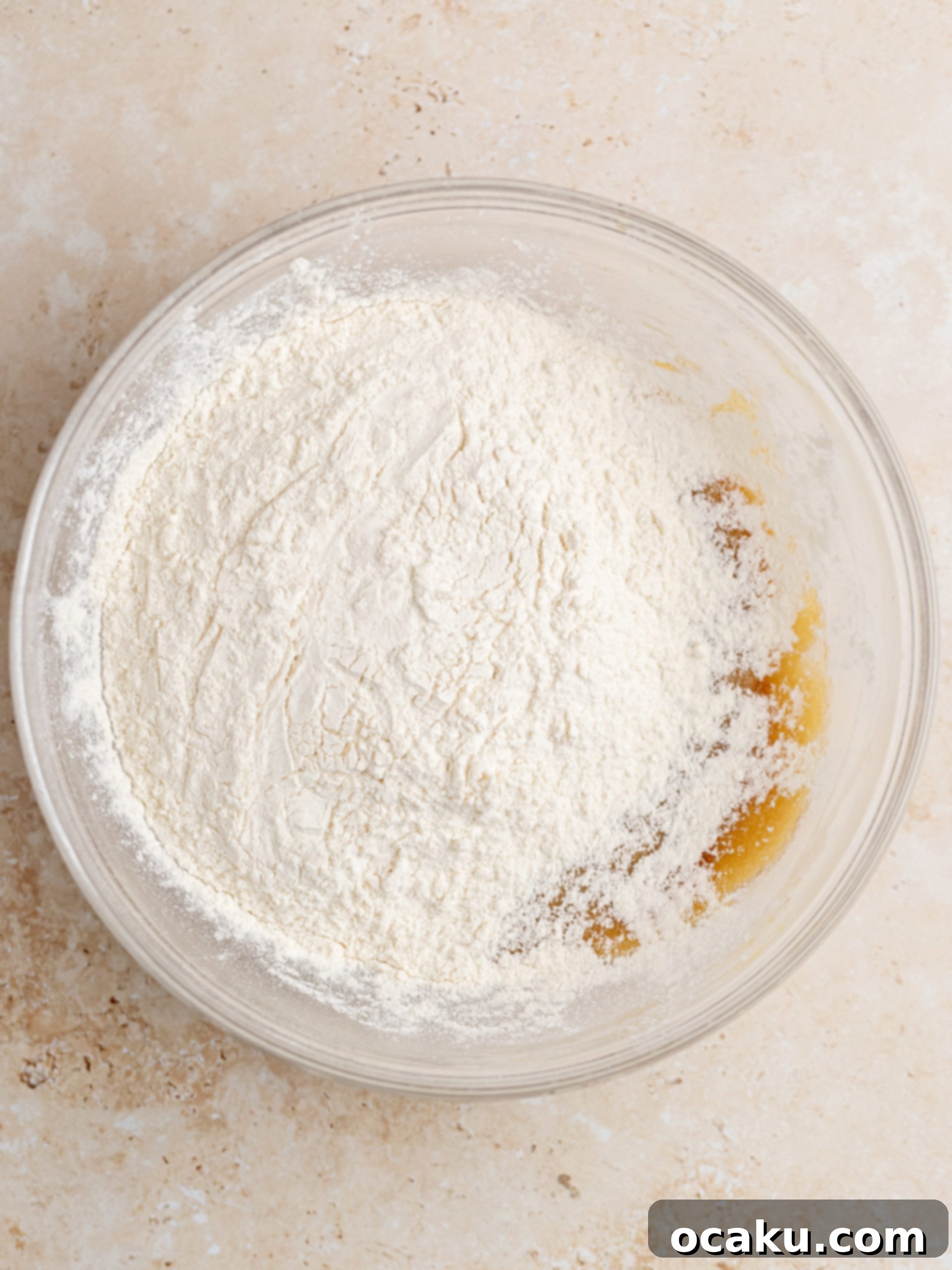 Berry Bliss Cookies 6 Gently folding fresh blueberries into the cookie dough.