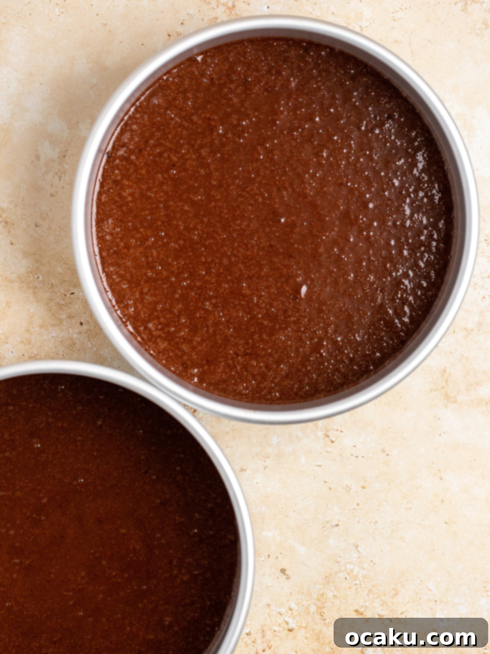 Decadent Nutella Cake 6 A smooth Nutella buttercream ready for use.