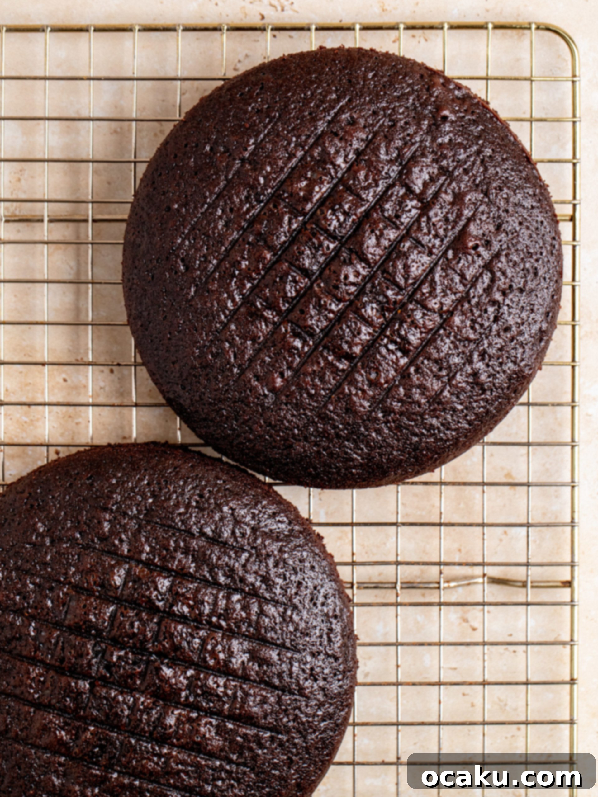 Butter, powdered sugar, and cocoa powder being creamed together in a stand mixer for the frosting.