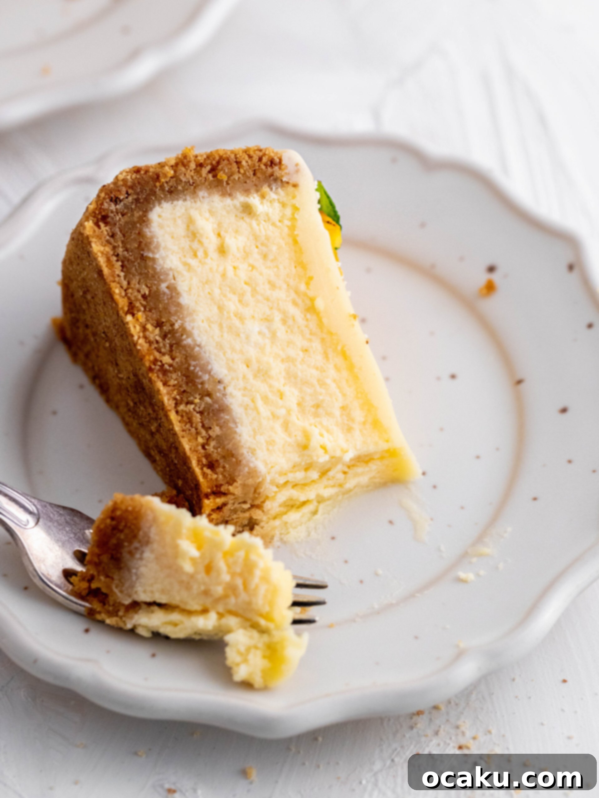 Spritz Sunset Cheesecake 3 juliemarieeats.com // Aperol Spritz Cheesecake